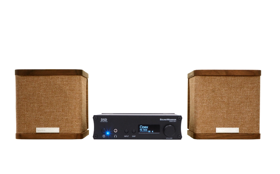城下工業OUSND WARRIORサウンドウォーリア　デジタルアンプSWD-UA1とスピーカーSW-SP2とのセット