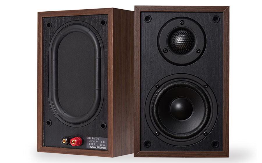 SOUND WARRIORサウンドウォーリア城下工業の2WAY パッシブラジエーター型スピーカーSW-SP1