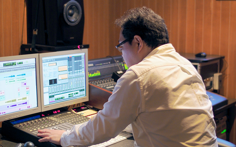 RED IGUANA STUDIO長野県レコーディング・マスタリングスタジオコントロールルーム