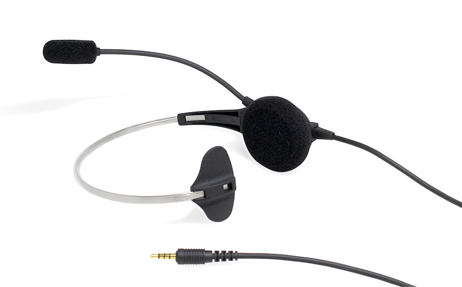 城下工業SOUND WARRIORの片耳ヘッドセットはオンイヤーで単一指向性マイクで日本製