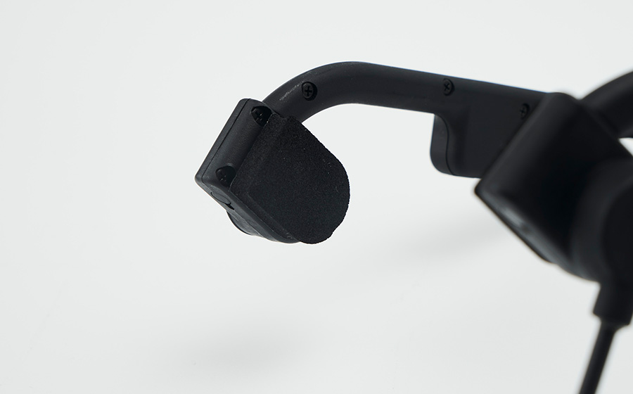 城下工業SOUND WARRIOR折りたたみ式ヘッドセットSW-HW2のこめかみにあたるパッド