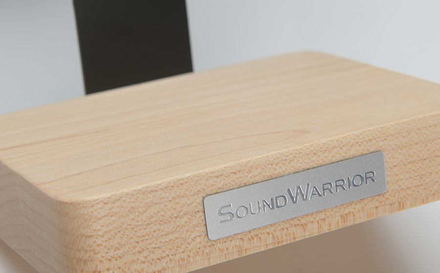 SWA-HPS-HM 日本製 天然無垢材ハードメープル ヘッドホンスタンド台SOUND WARRIOR