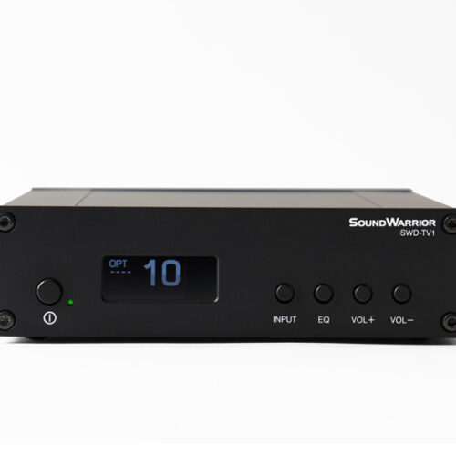 SWD-TV1テレビ用アンプ ケーブル1本つなぐだけで、テレビの音がぐっと豊かに。 超簡単＆小型
