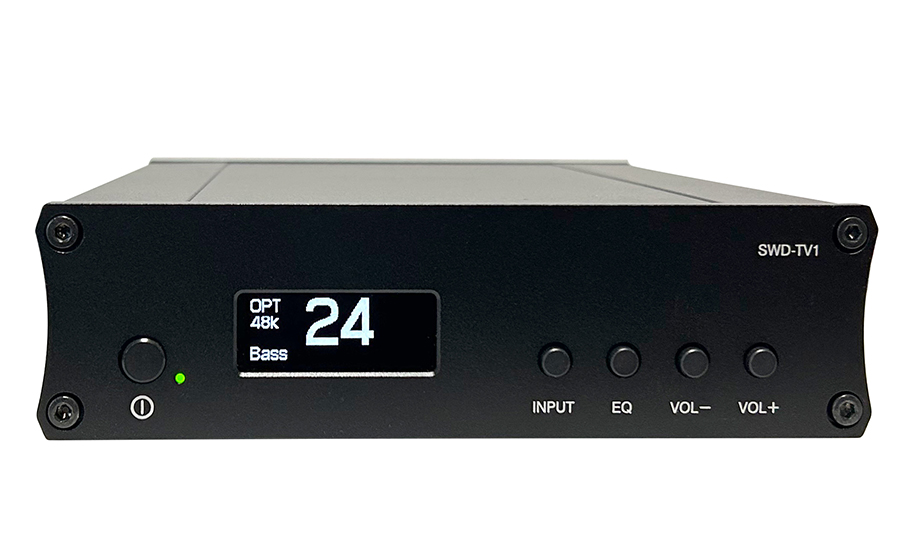 テレビ用アンプSW TV Plus (SWD-TV1)のEQモード(イコライザー)の表示