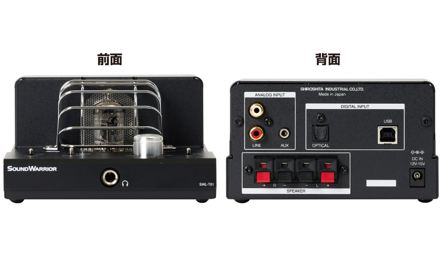 日本製 SOUND WARRIOR SWL-T01 ハイブリッド真空管アンプ SWL-T01 - soundwarrior