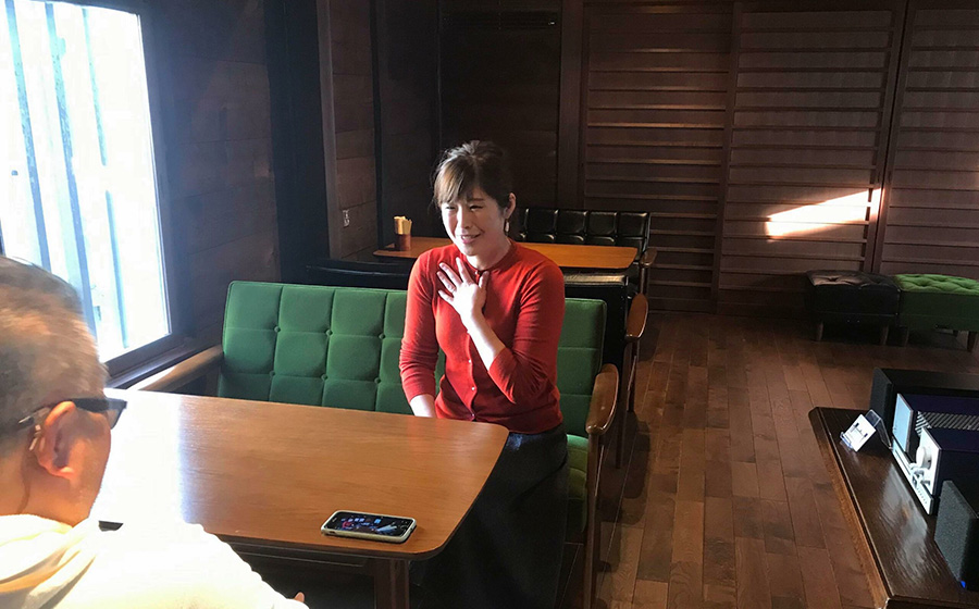 取材終了後の記念写真