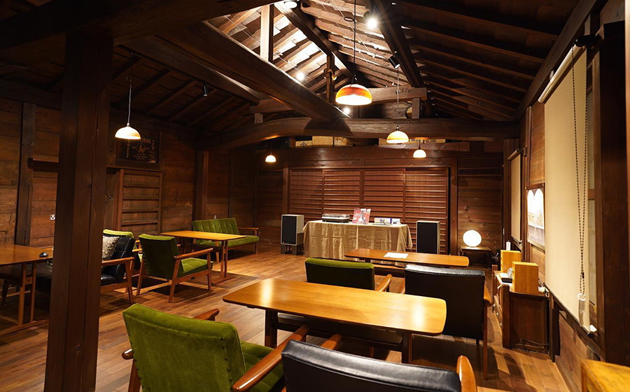 石森良三商店 長野県上田 カフェ レコード