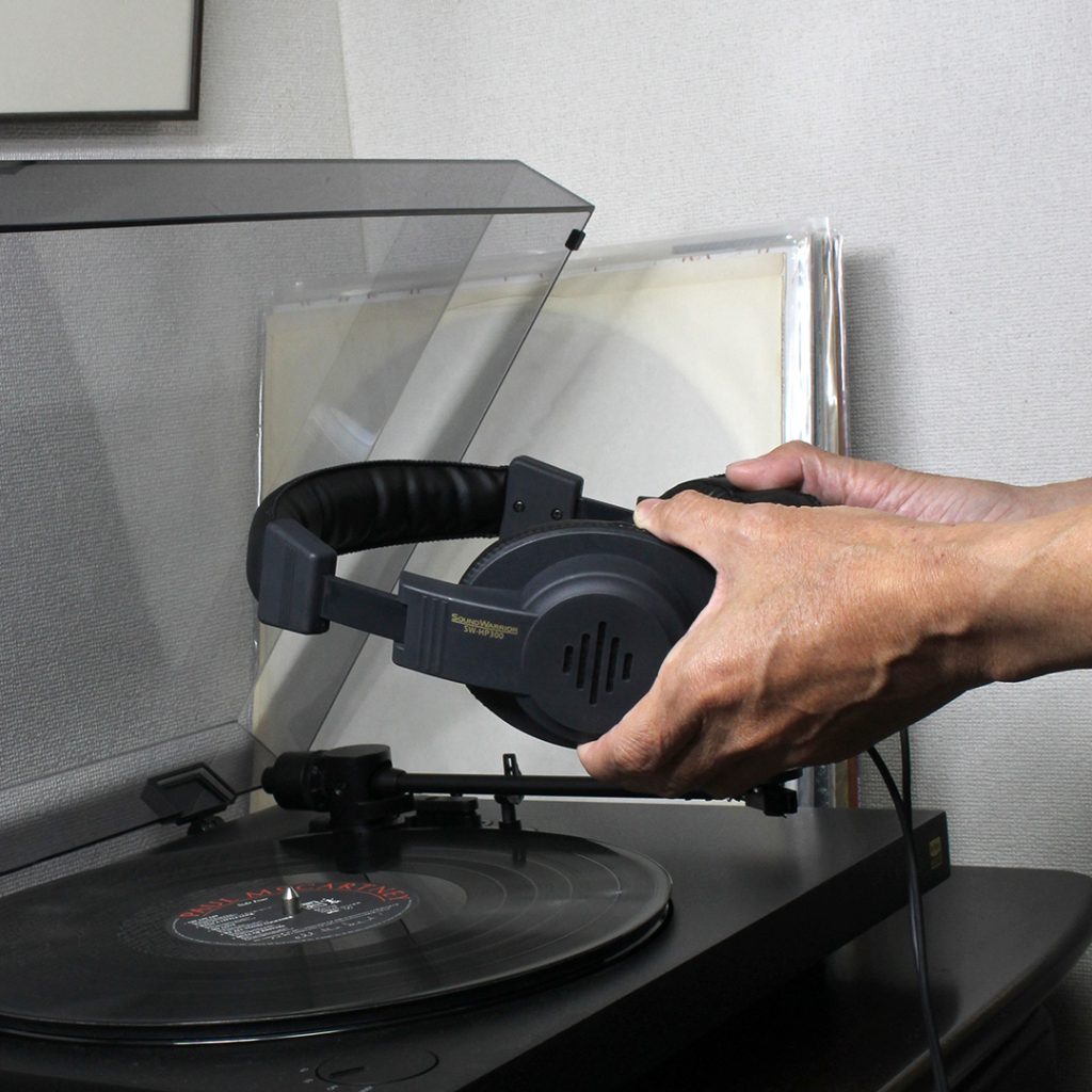 城下工業　SOUND WARRIOR 半開放型ヘッドホン　SW-HP300　レコードプレーヤー